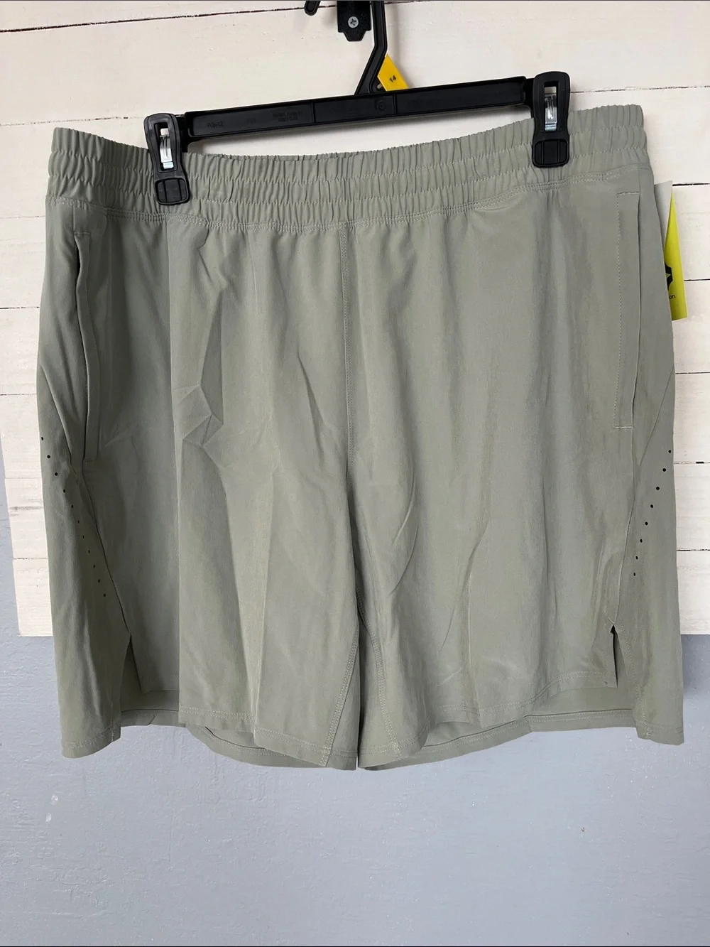 Target Men's Athletic Elastic-Waist Shorts in Sage